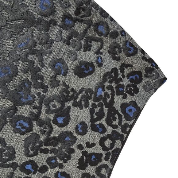 Ann Taylor Leopard Jacquard Floral Skirt - Picture 5 of 11